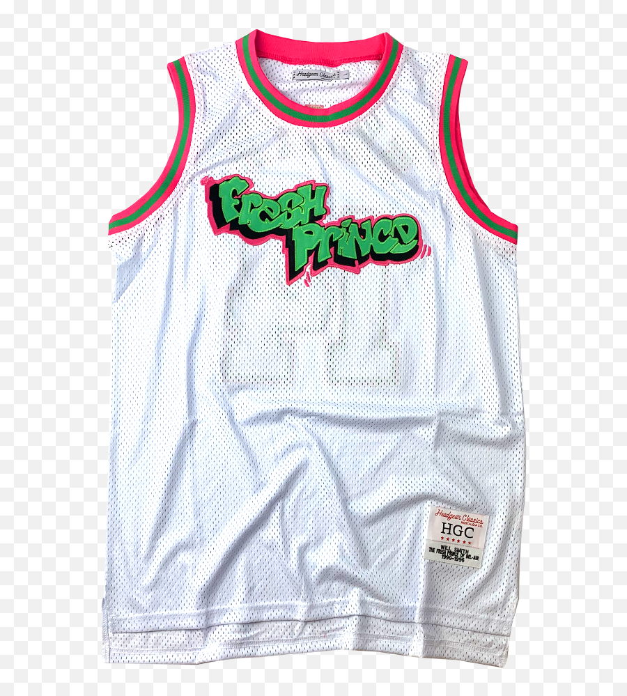 Fresh Prince White Basketball Jersey Png