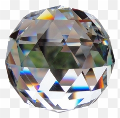 Image Result For Crystal Png Hanging Crystals - Faceted Ball