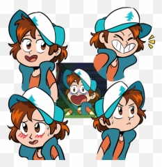 Ignores Apocalypse Draws Anime Dipper Instead Gravity - De Falls Anime png