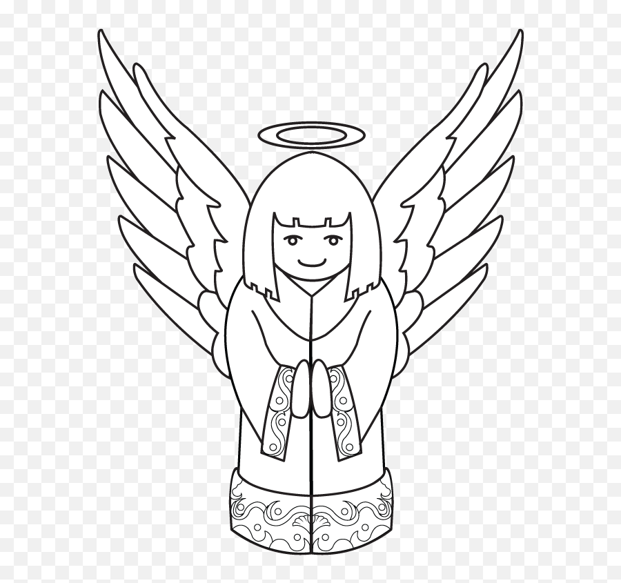 Realistic Angel Wings - Angel Png Download Original Size Clip Art,Christmas Angel Png