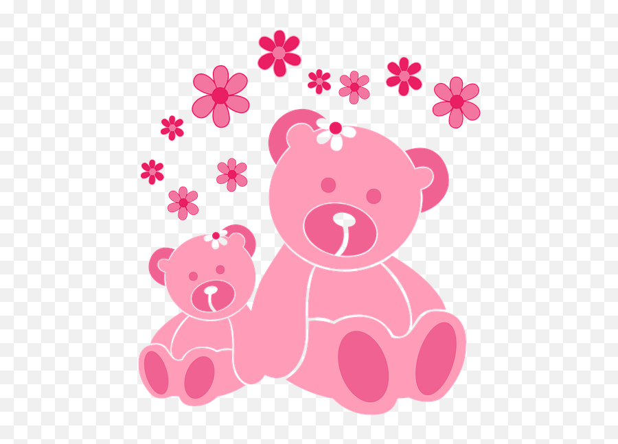 Bear Teddy Cute - Juguetes De Bebe Niña Png,Baby Toys Png