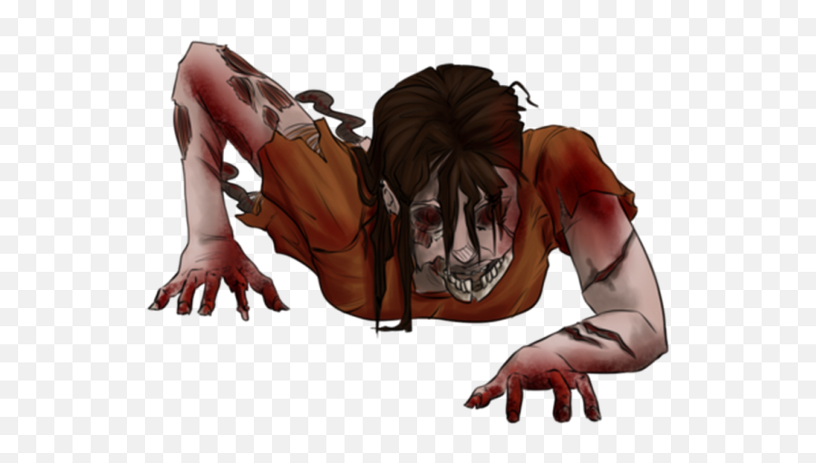 Crawling Zombie Png Transparent Images - Craling Zombie Clipart,Zombie Transparent
