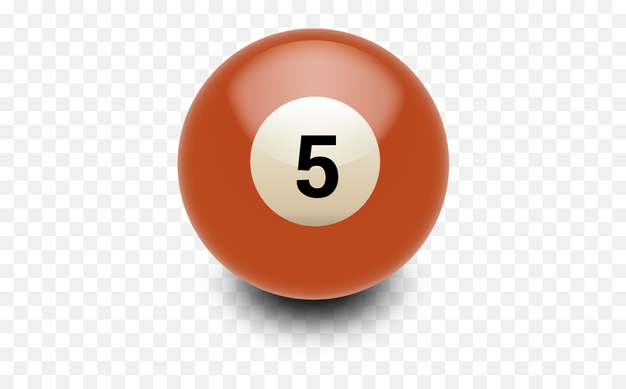 5 Ball Icon - Billiard Ball Png,Magic 8 Ball Png