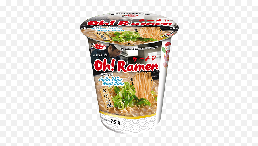 Instant Noodle Cup Ramen - Mì Oh Ramen Png,Ramen Noodles Png