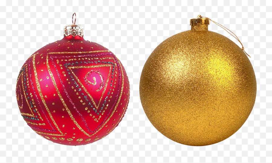 Download Two Decorated Christmas Bauble Png Image For Free - Free Png Christmas Bauble,Christmas Pattern Png
