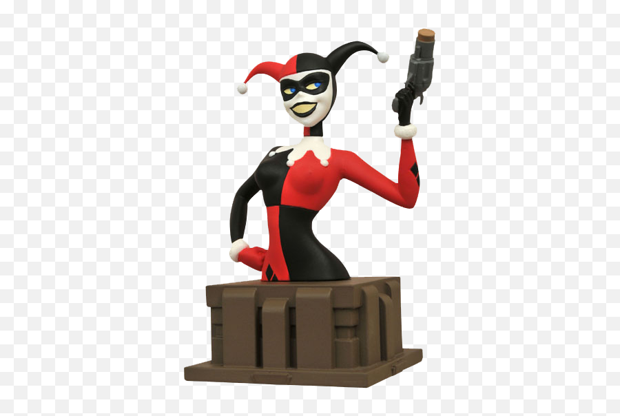 Harley Quinn Resin Bust - Harley Quinn Bust Animated Series Png,Dc Icon Harley Statue