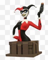 Harley Quinn Resin Bust - Animated Series png