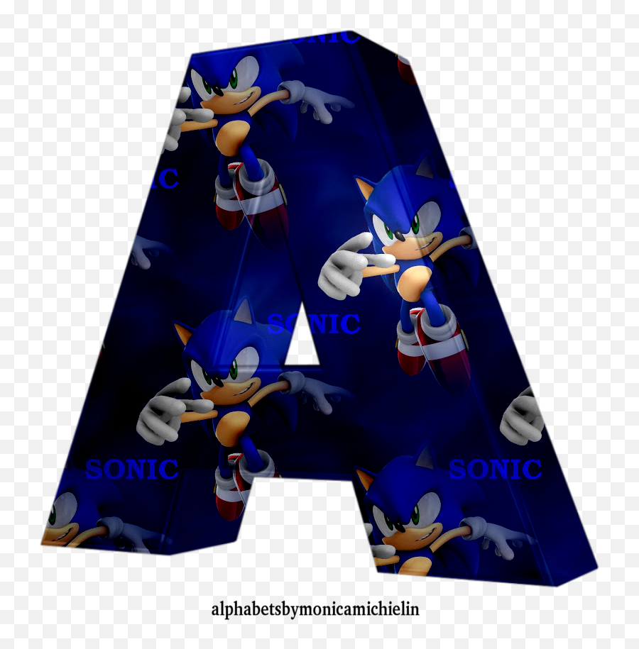 Monica Michielin Alphabets May 2020 - Numbers In Sonic Font Png,Sonic The Hedgehog Icon