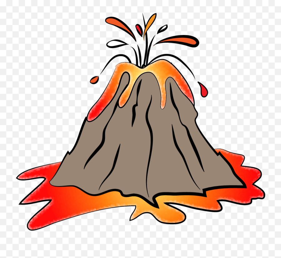 Transparent Background Volcano Clipart - Volcano Clipart Png,Volcano Icon Png