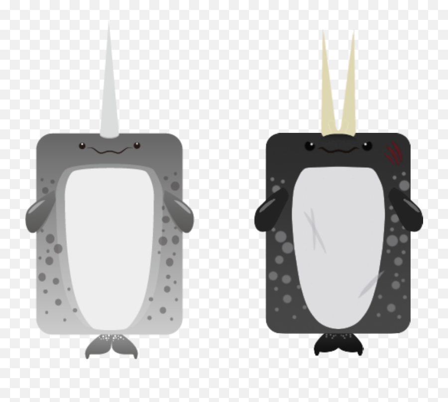 Narwhal Double Tusk Deeeepioskins - Vertical Png,Narwhal Icon