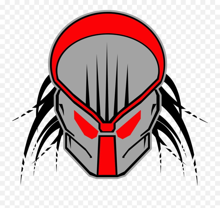Cool Simple Predator Helmet Drawing Barnes Family - Fictional Character Png,Overwatch Happy Squid Icon