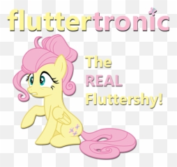 Casting Call Club Fluttertronic - Recast for Portfolio Fluttershy With A Bun png