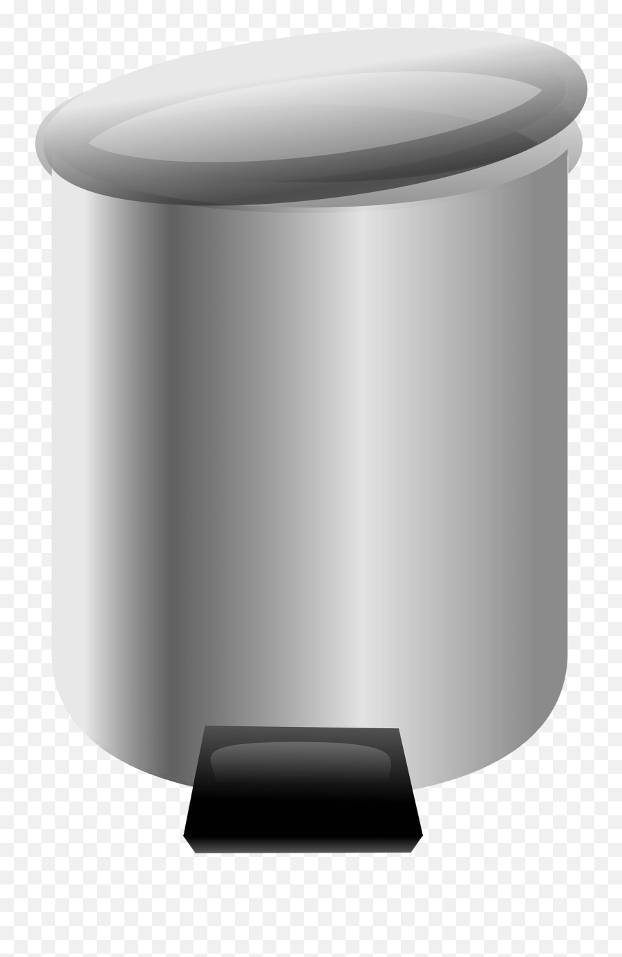 Trash Can Clipart Free Download Transparent Png Creazilla - Cylinder,Small Trash Can Icon