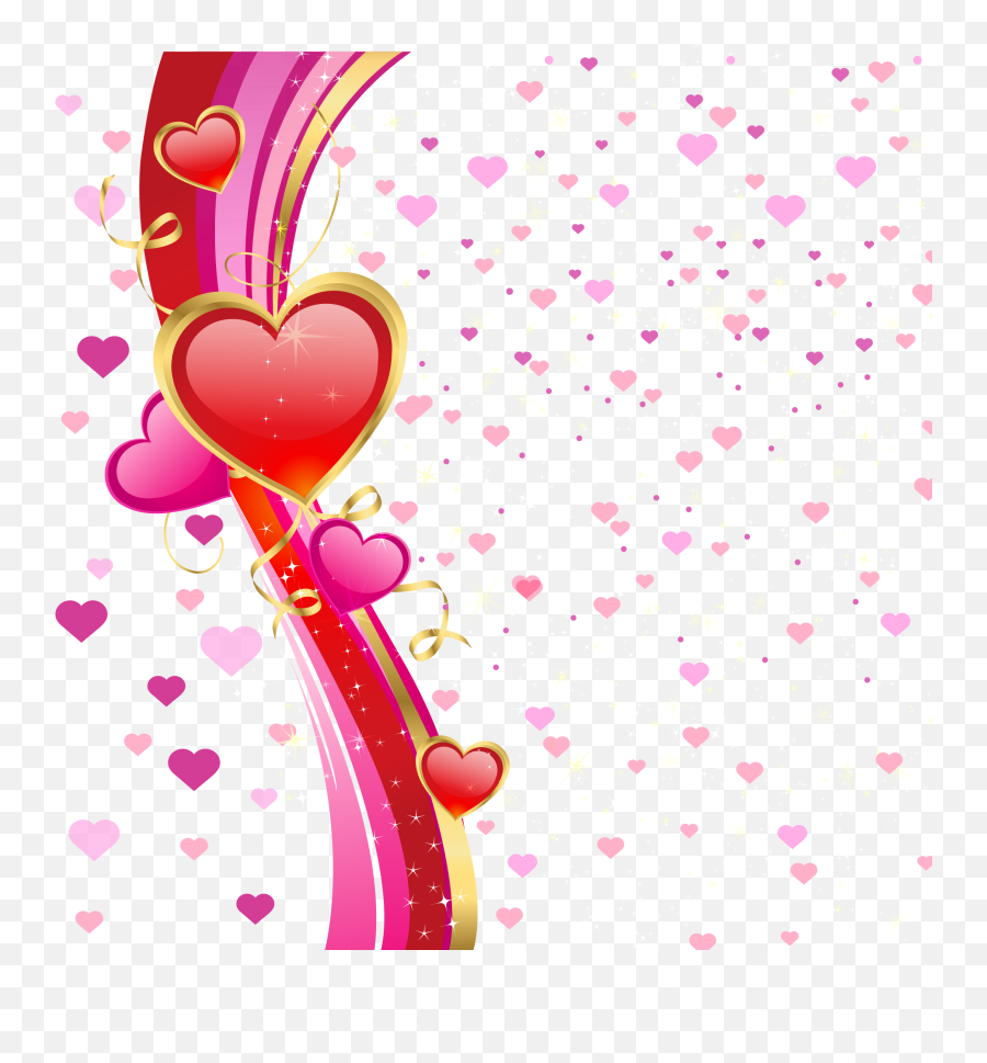 Free Valentine Background Png Download Clip Art - Romantic Love Vector Background,Png Background