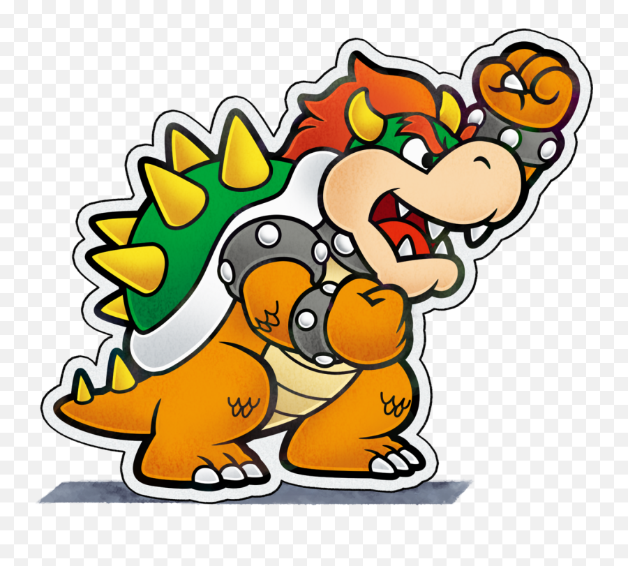 Paper Bowser - Super Mario Wiki The Mario Encyclopedia Mario And Luigi Paper Jam Paper Bowser Png,Bowser Png