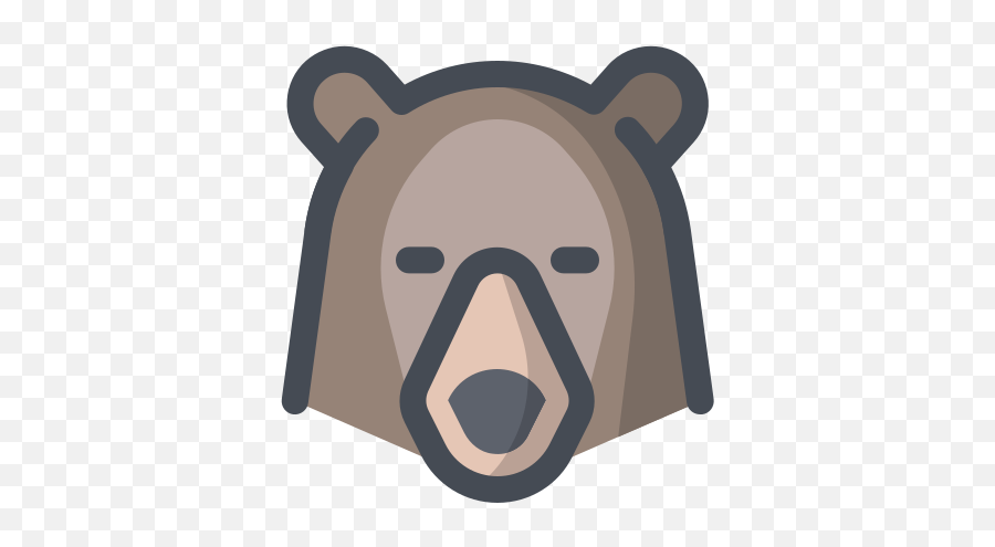 Bear Icon In Pastel Style - Bears Png,Bear Icon