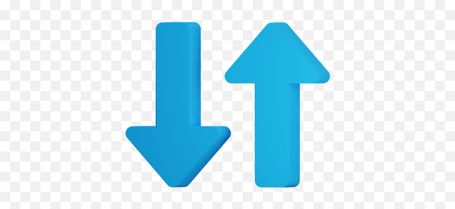 Up Down Arrow Icon - Download In Line Style Vertical Png,Down Icon