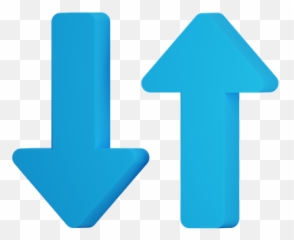 Up Down Arrow Icon - Download in Line Style Vertical png