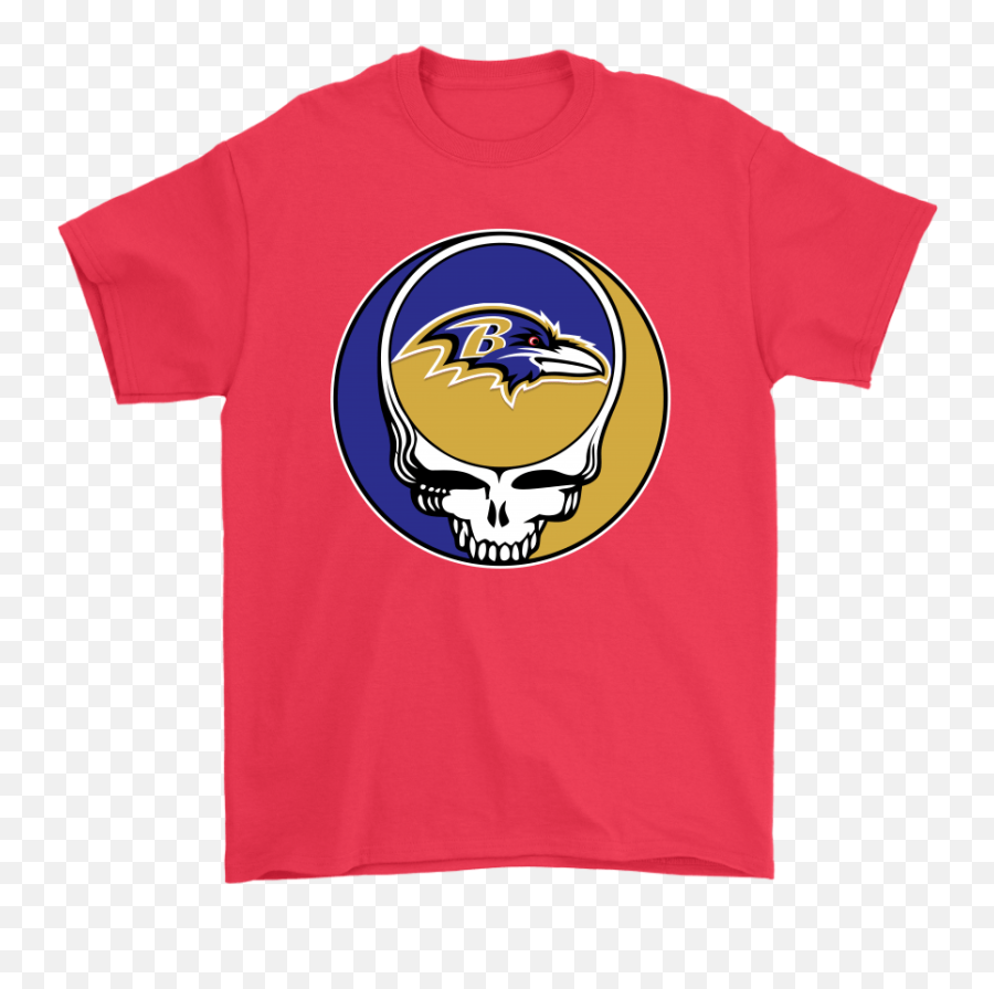 Nfl Team Baltimore Ravens X Grateful Dead Logo Band Shirts - Grateful Dead T Shirts 49ers Png,Ravens Logo Png