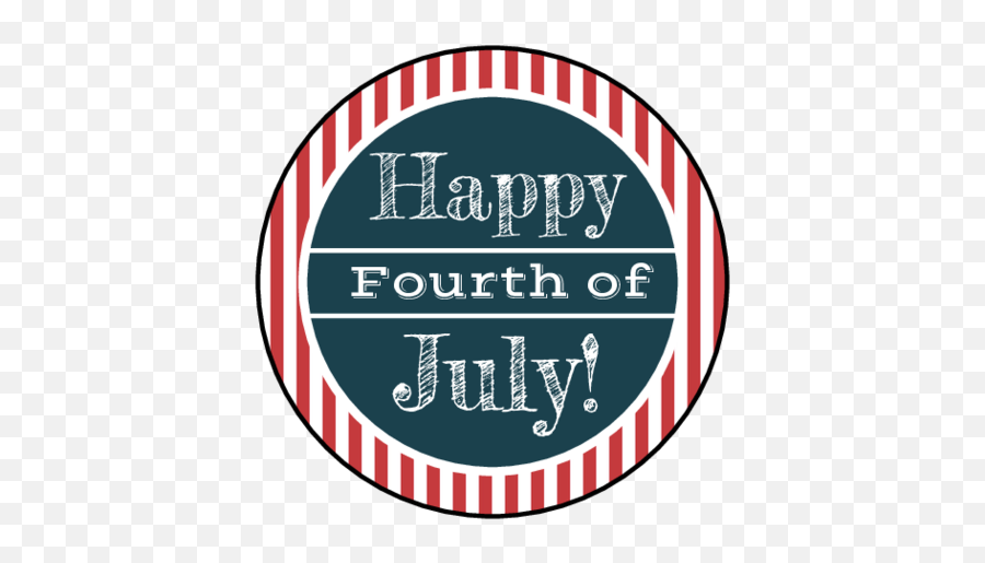 Striped Fourth Of July Circle Labels - Label Templates Weber 14 Inch Grill Grate Png,Fourth Of July Png