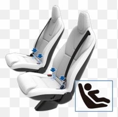 Child Safety Seats - Tesla Model X Bilbarnstolar png
