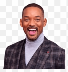Will Smith Laughing Transparent Png - Face