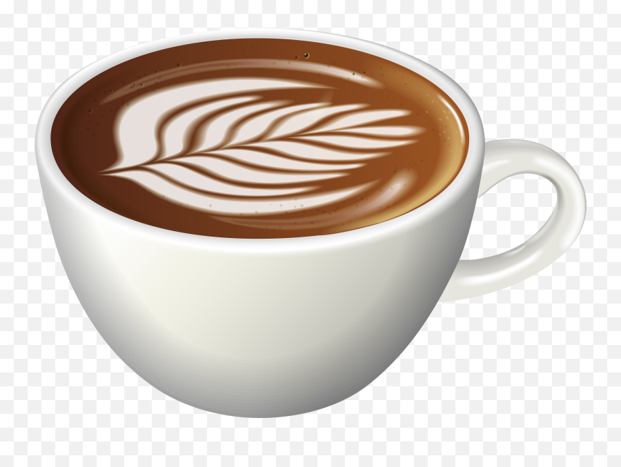Coffee Latte Clipart - Latte Coffee Png,Cappuccino Png