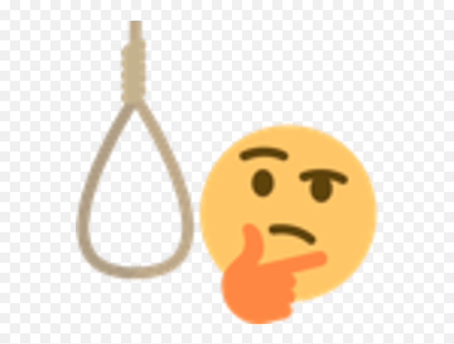 Meme Clipart 2019 - Thinking Emoji Noose Png,Big Chungus Png