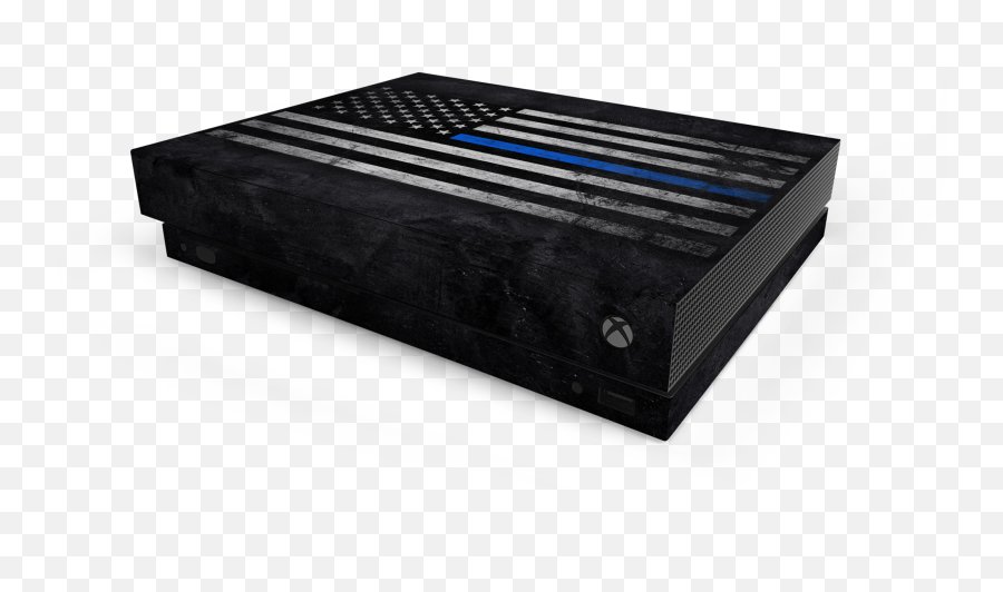 Xbox One X Thin Blue Line Skin - Playstation 4 Png,Xbox One X Png