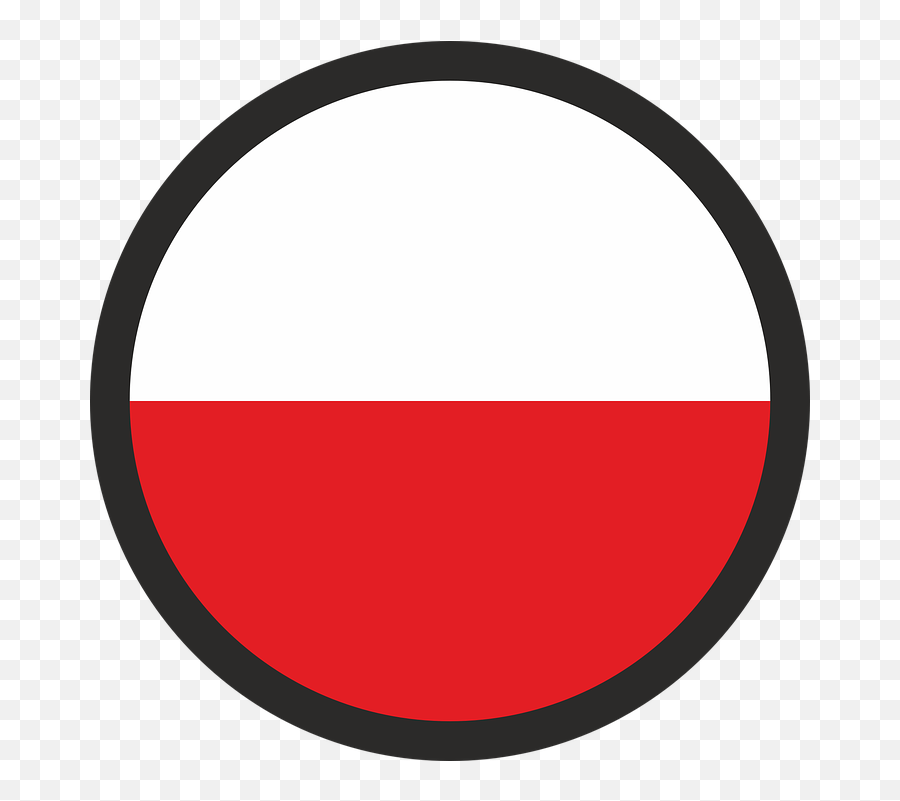 Flag Poland The Nation Polish - Circle Png,Poland Flag Png