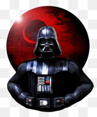 Darth Vader And Death Star Shower Curtain - Death Star Darth Vader Png,Vader Png