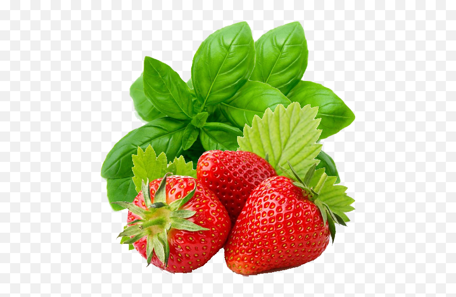 Strawberry And Basil Recipe - Strawberry Basil Png,Basil Png