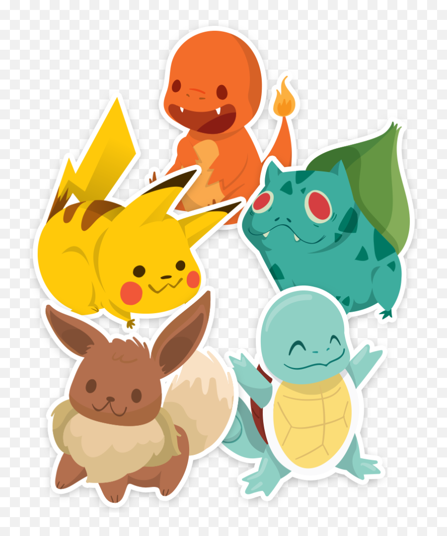 Pokemon Trainer Pack 1 Art By Ashley Seo - Cartoon Png,Pokemon Trainer Transparent