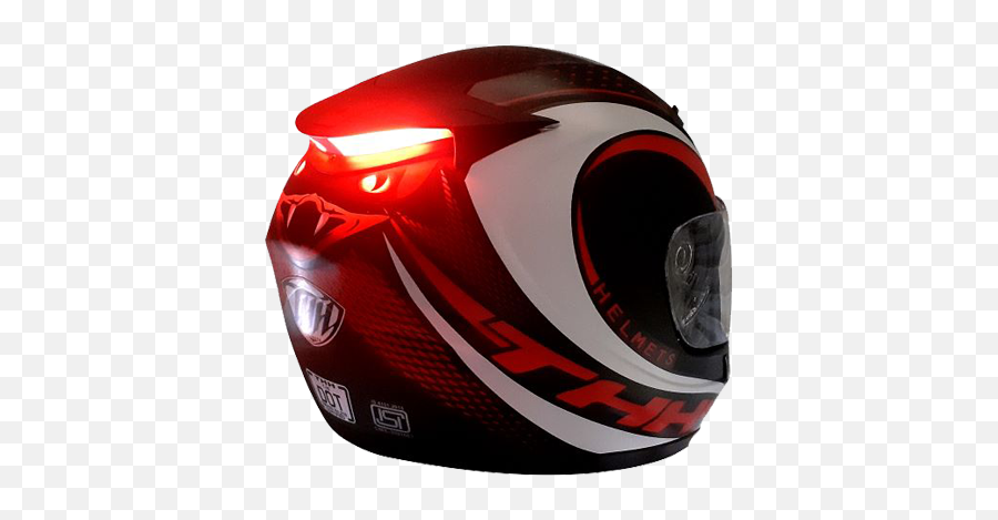 Thh T76 Led King Cobra Black Red - Motorcycle Helmet Png,King Cobra Png