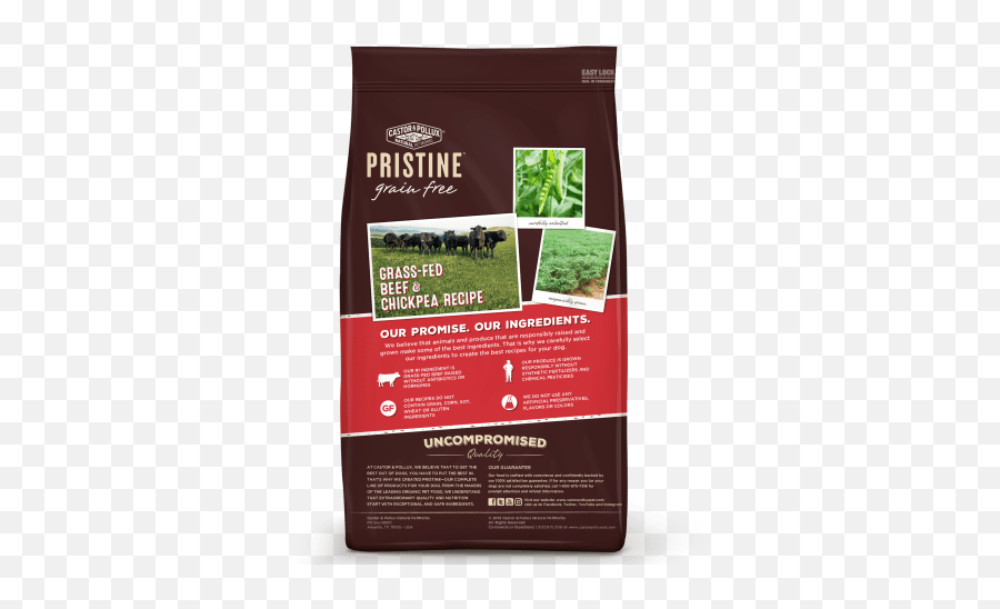 Castor U0026 Pollux Pristine Grass - Fed Beef And Chickpea Recipe Dry Dog Food Goat Png,Dry Grass Png
