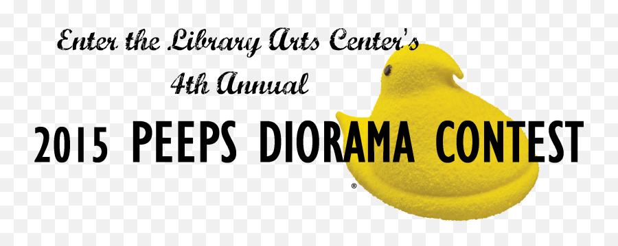 Enter The 4th Annual Peeps Diorama Contest - Library Arts Bird Png,Peeps Png