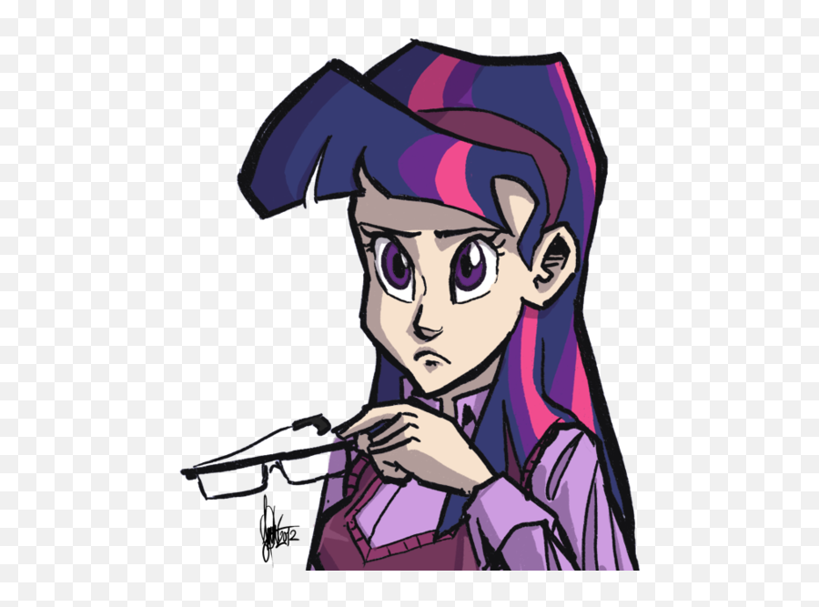 174253 - Artisttheartrix Glasses Humanized Safe Cartoon Png,Twilight Sparkle Png