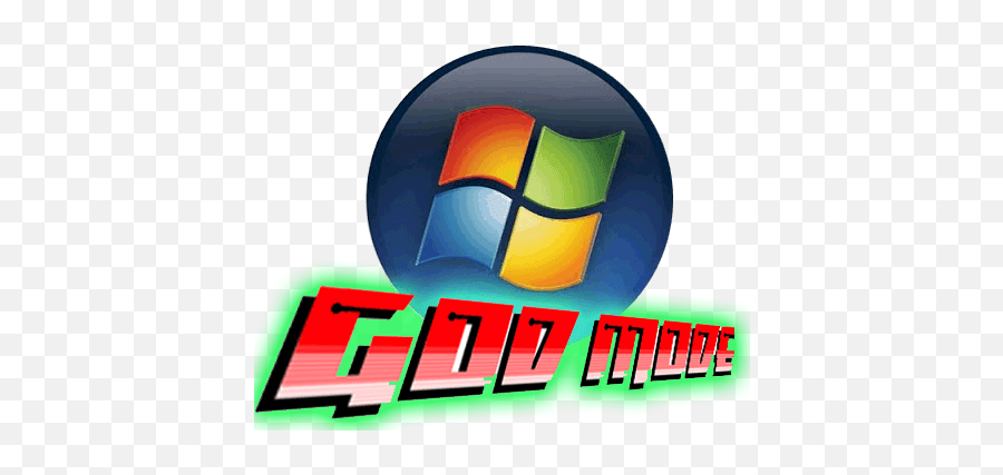 What Is God Mode How To Enable It In Windows 7 - Tipsnfreeware Windows 7 Png,Windows 7 Logo