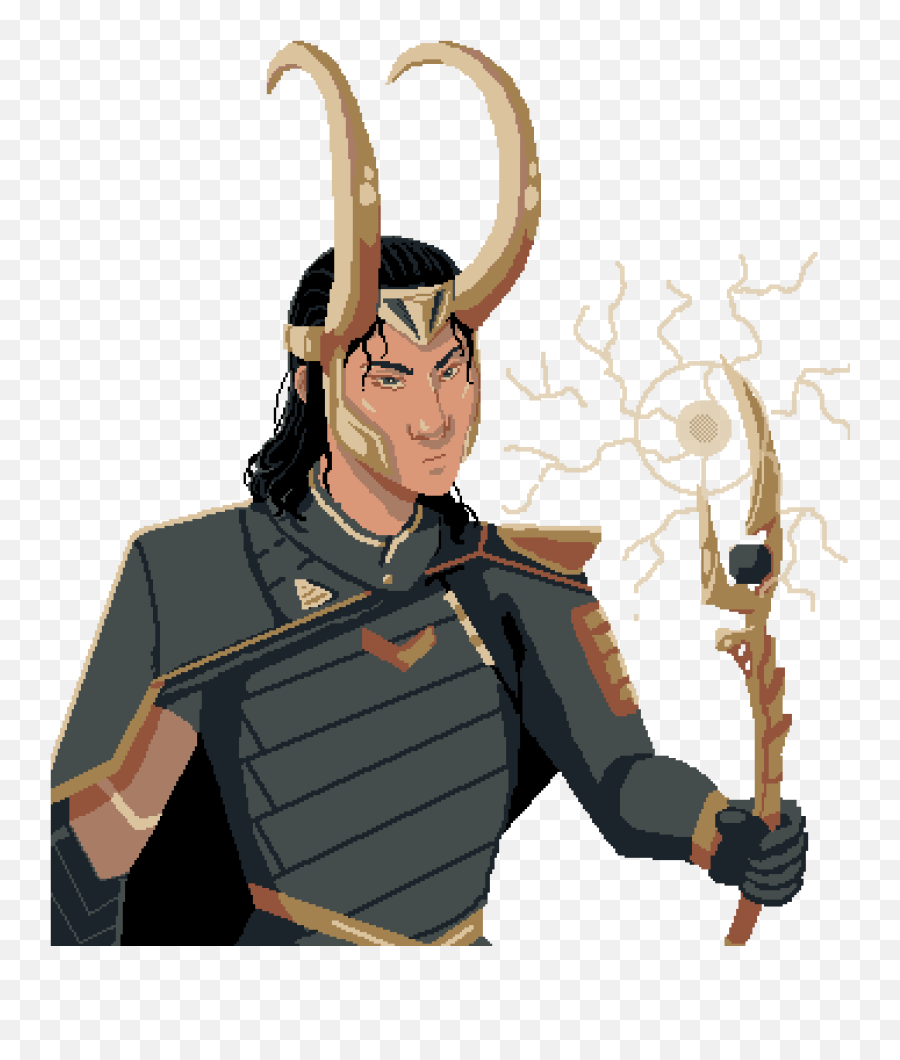 Pixilart - Loki By Lonewanderer Cartoon Png,Loki Transparent