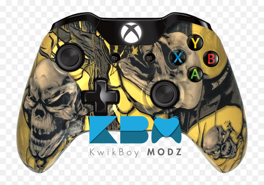 Gold Skull Png - Fortnite Xbox One Controllers 1413441 Pokemon Controller For Xbox One,Fortnite Skull Png