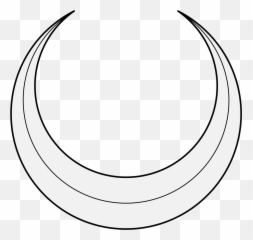 Crescent - Traceable Heraldic Art Moon Png,Crescent Png