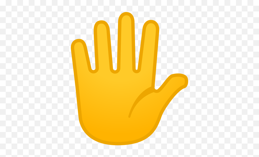 Hand With Fingers Splayed Emoji Meaning Pictures - Hand Five Emoji Png,Wave Emoji Png