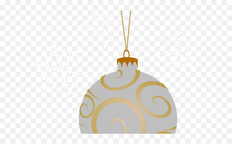 Christmas Ornaments Clipart Silver - Circle Transparent Circle Png,Silver Circle Png