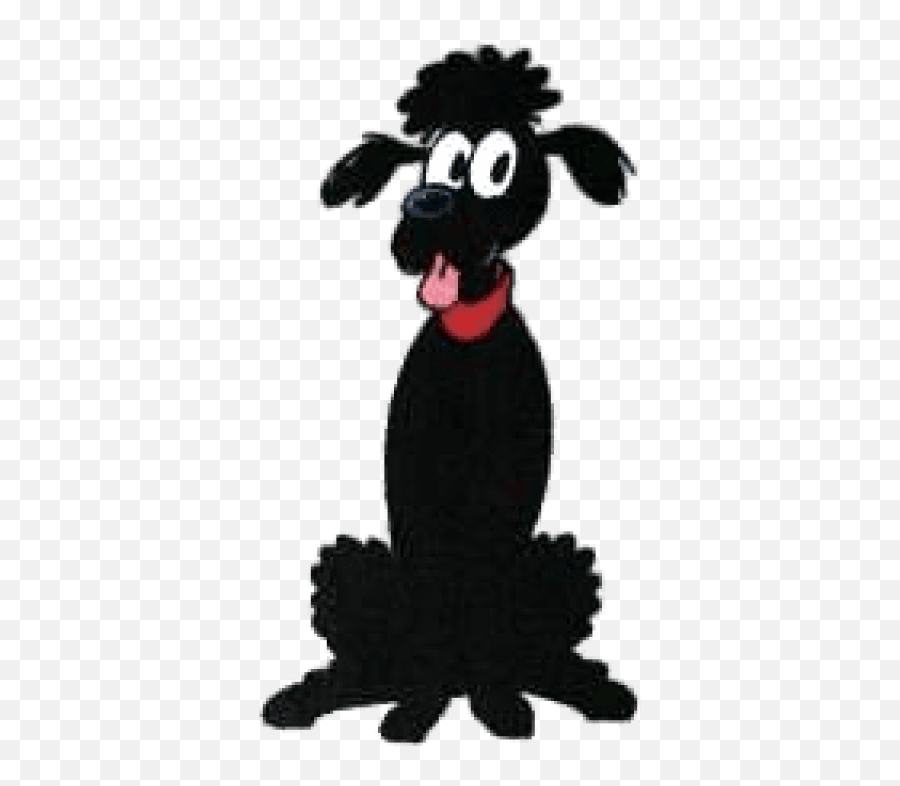 Free Png Download Pekkie The Black Poodle Images - Cartoon,Poodle Png