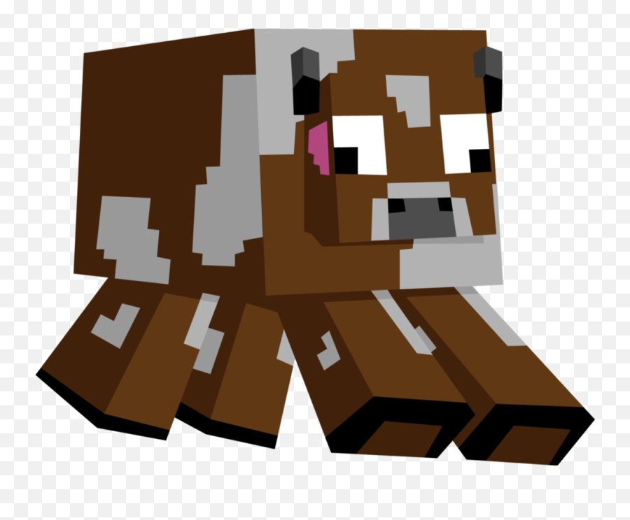 Cow Minecraft Png 8 Image - Minecraft Cow Transparent Background,Minecraft Cow Png