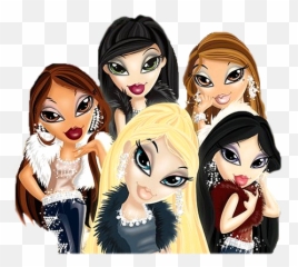 Bratz Forever Diamondz Artwork - Bratz Brown Hair Green Eyes Png,Bratz Png