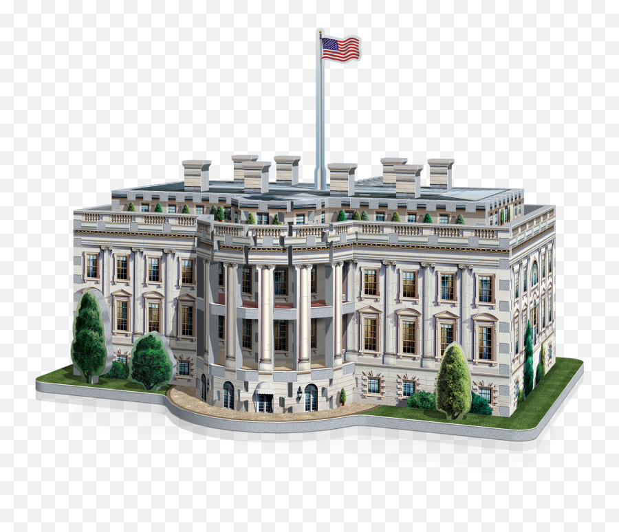 The White House 3d Puzzle Pieces Png Transparent