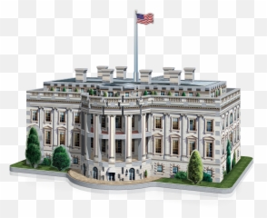 The White House 3d Puzzle Pieces Png Transparent