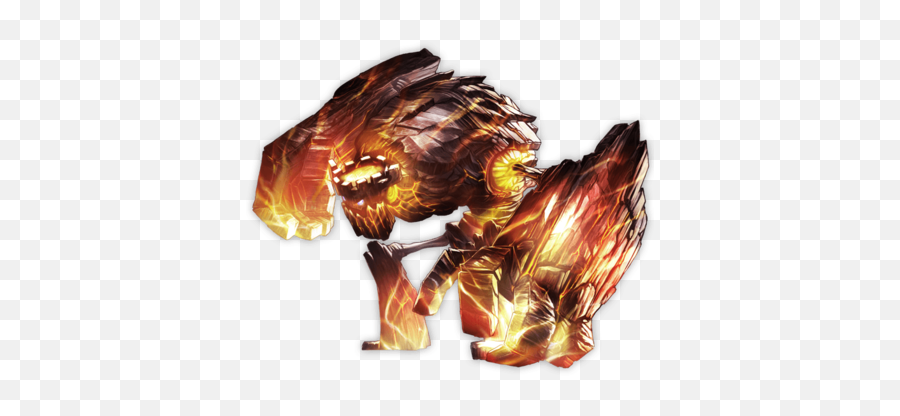 Magma Golem - Granblue Fantasy Wiki Gbf Monster Png,Golem Png