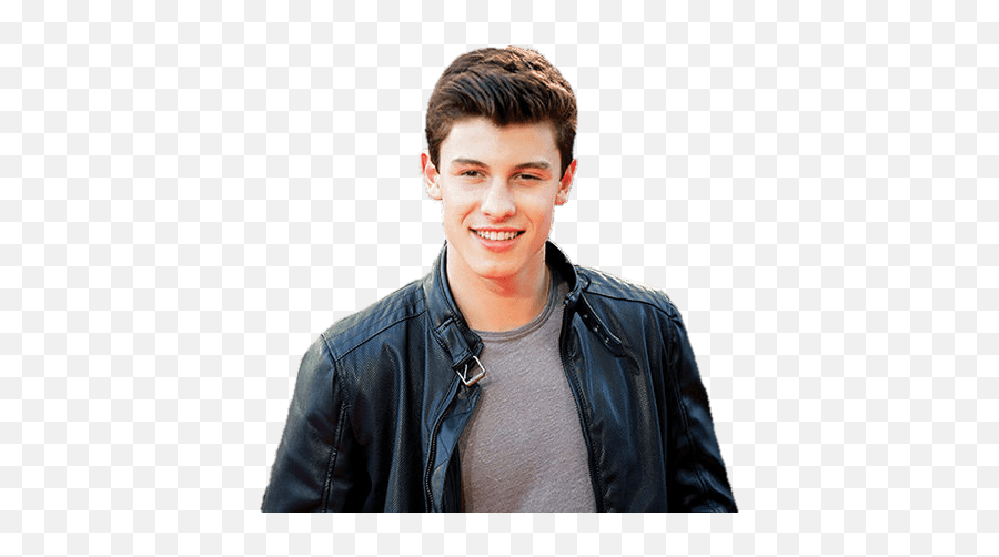 Download Hd Music Stars - Shawn Mendes Chaqueta Transparent Leather Jacket Shawn Mendes Png,Shawn Mendes Png